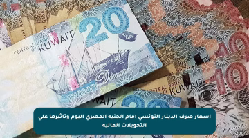 أسعار صرف الدينار التونسي أمام الجنيه المصري اليوم وتأثيرها على التحويلات المالية